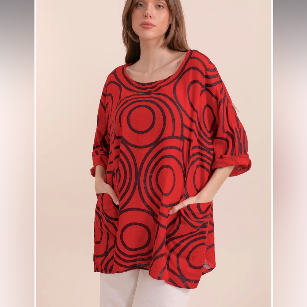 Made in Italy Cotton Chic Tunic